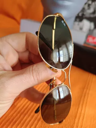 Gafas de sol Ray-Ban RB3131 doradas