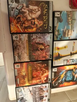 Lote 10 Juegos PC FX