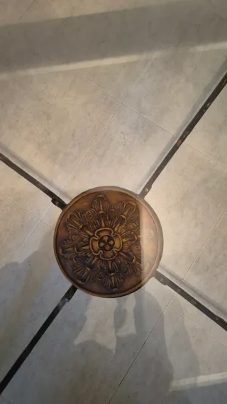 Mesa de centro madera y cristal