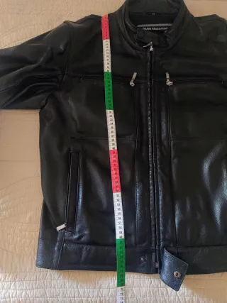 Chaqueta Cuero BMW Motorrad Negra