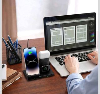 Cargador Inalámbrico Hoidokly 3 en 1