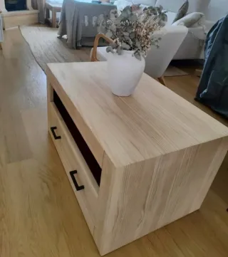 Mueble TV madera maciza