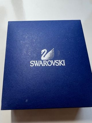 Colgante Swarovski Plata y Cristal Negro