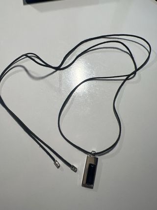 Colgante Swarovski Plata y Cristal Negro