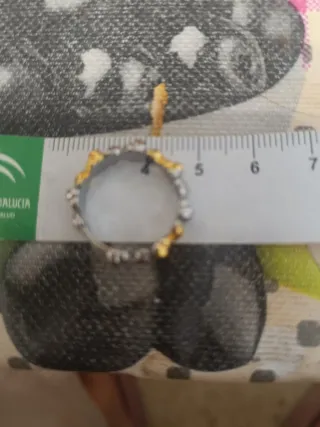 Anillo Tous Oso Dorado y Plateado Ajustable