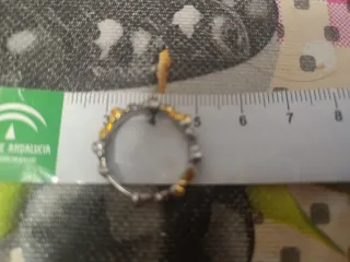 Anillo Tous Oso Dorado y Plateado Ajustable