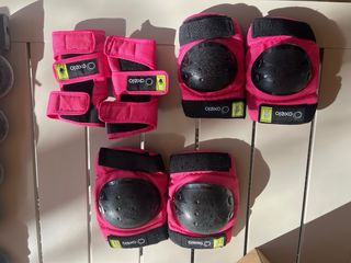 Patines en línea Rollerblade negros y rosas