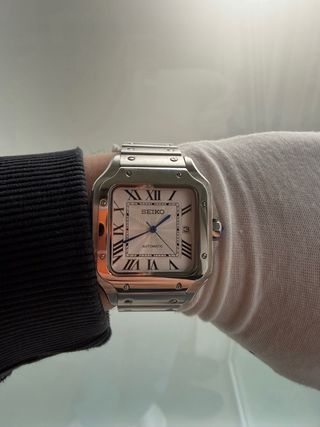 Reloj Seiko Santos Mod Plata