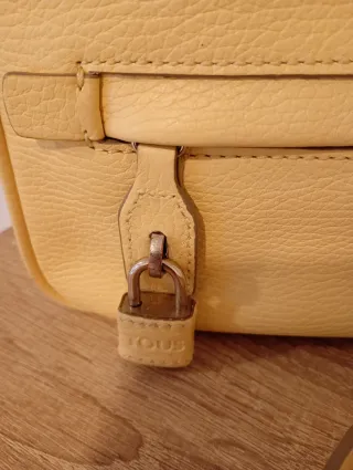Bolso Tous amarillo piel