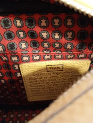 Bolso Tous amarillo piel