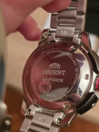 Reloj Orient M-Force Automático 200M Rojo