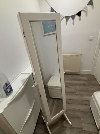 Espejo Joyero Blanco