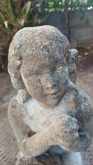 Estatuilla Jardín Vintage años 70 Hormigón