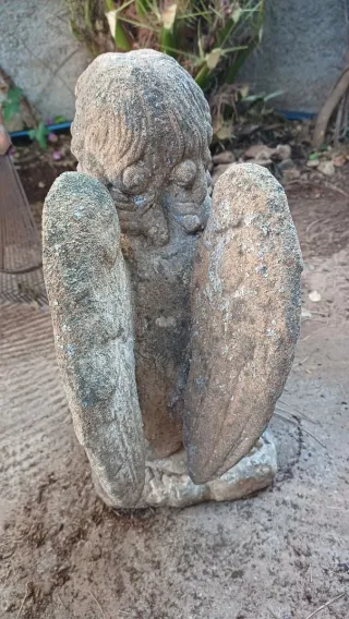 Estatuilla Jardín Vintage años 70 Hormigón
