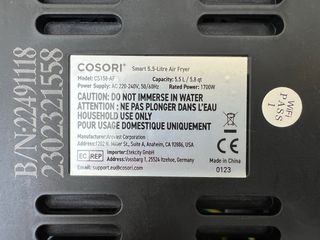 Freidora Aire Cosori 5.5L CS158-AF