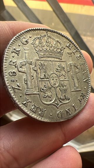 Moneda de plata 8 reales