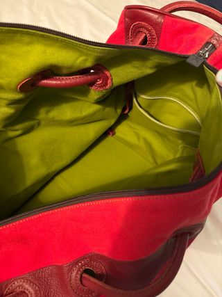 Bolso de viaje Naturalista Rojo