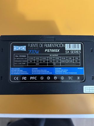 Fuente de Alimentación 3GO 700W PS700SX