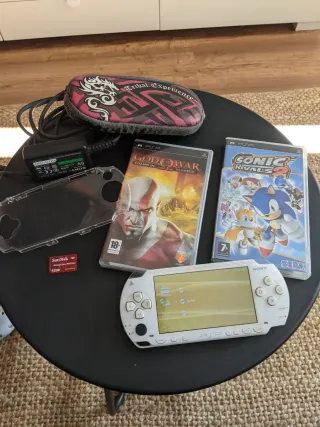 Consola Sony PSP Blanca + Juegos