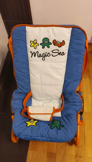 Hamaca bebé azul Magic Sea