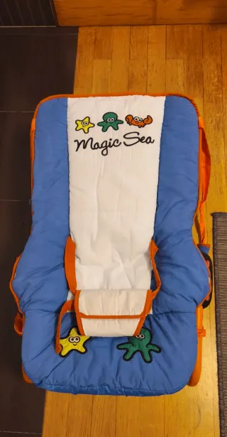 Hamaca bebé azul Magic Sea
