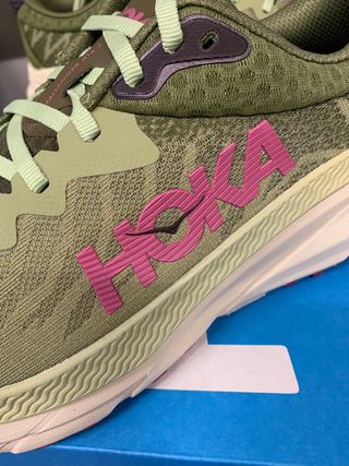 Hoka Scarpa Trail Donna EU 42.5 Verde/Rosa
