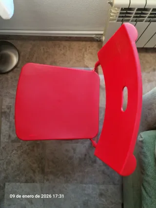 Silla Ikea Herman Roja
