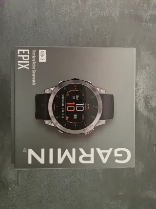 Reloj Garmin Epix Gen 2 bisel acero plata 47mm