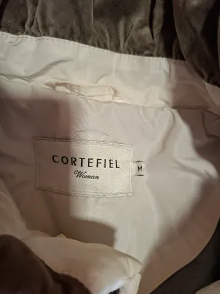 Chaqueta blanca mujer con cinturón