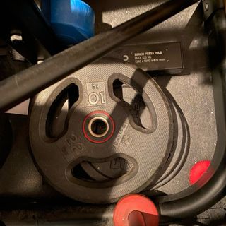 Banco de pesas para mancuernas pesas