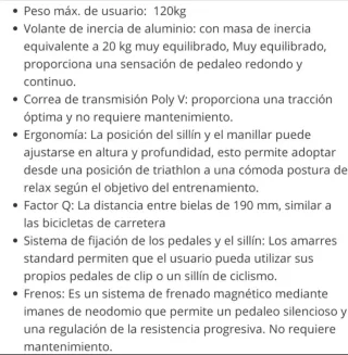 Bicicleta Spinning Estática Halley