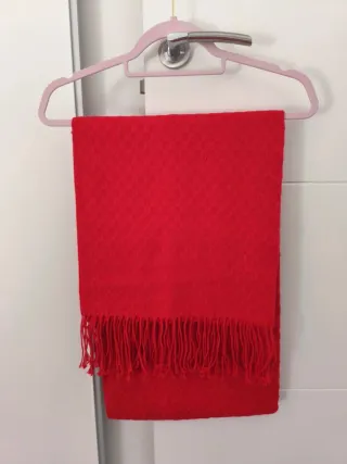 Bufanda de lana con diseño geométrico