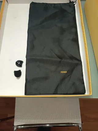 Stivaletti Fendi camoscio nero
