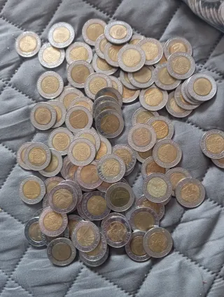 Lotto di Monete da lire 500 commemorative 200 pz.