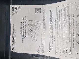 Hornillo portátil a gas