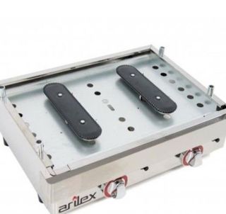 Plancha A Gas 80 En Acero Laminado De 6 Mm