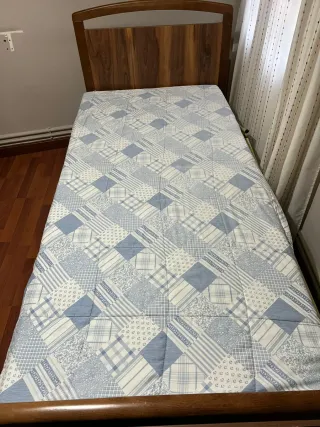 Cama geriátrica articulada con colchón