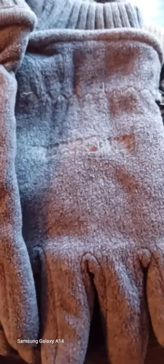 Murphy & Nye Guanti Pile Unisex Nero/Grigio