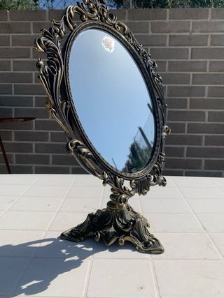 Specchio antico bronzo decorato