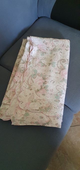 Copriletto matrimoniale cotone floreale cm 240x210