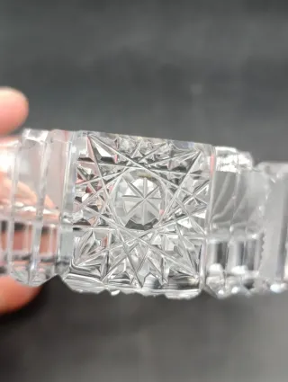 Cenicero Cristal Tallado Bohemia