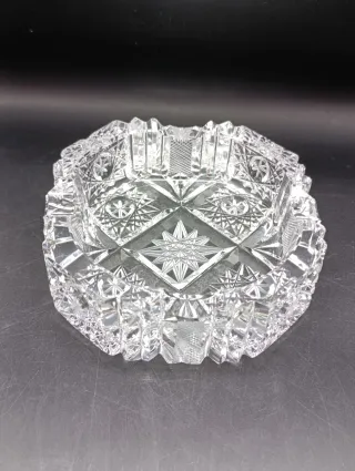Cenicero Cristal Tallado Bohemia