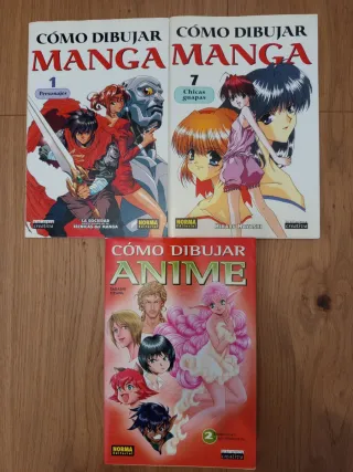 Pack de libros para dibujar manga y anime