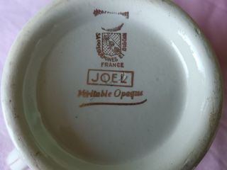 Zuccheriera in terraglia con decori floreali