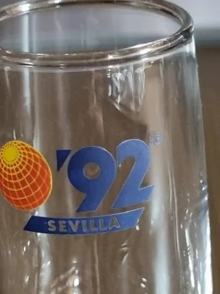 Lote 6 copas de cristal Expo'92 Sevilla