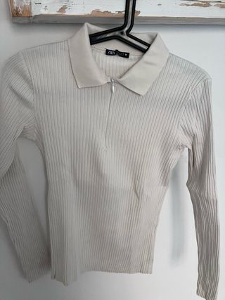 Camisetas - Polo Zara Negro Talla L