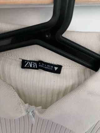 Camisetas - Polo Zara Negro Talla L