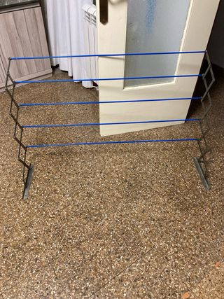 Tendedero de 4 niveles azul