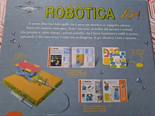 Gioco Scopri la robotica + kit educativo e libro