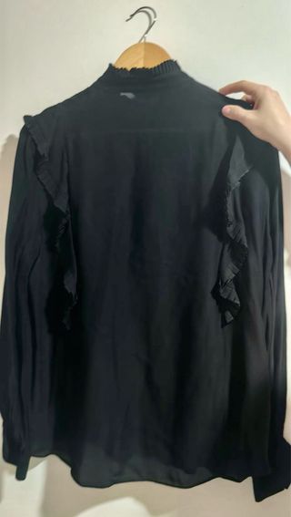 Camisa negra Massimo Dutti talla 42